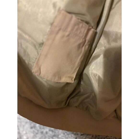 Haband Men's Bomber Jacket Size L Tan Lightweight Full Zip Casual Golf Jacket - Picture 5 of 8